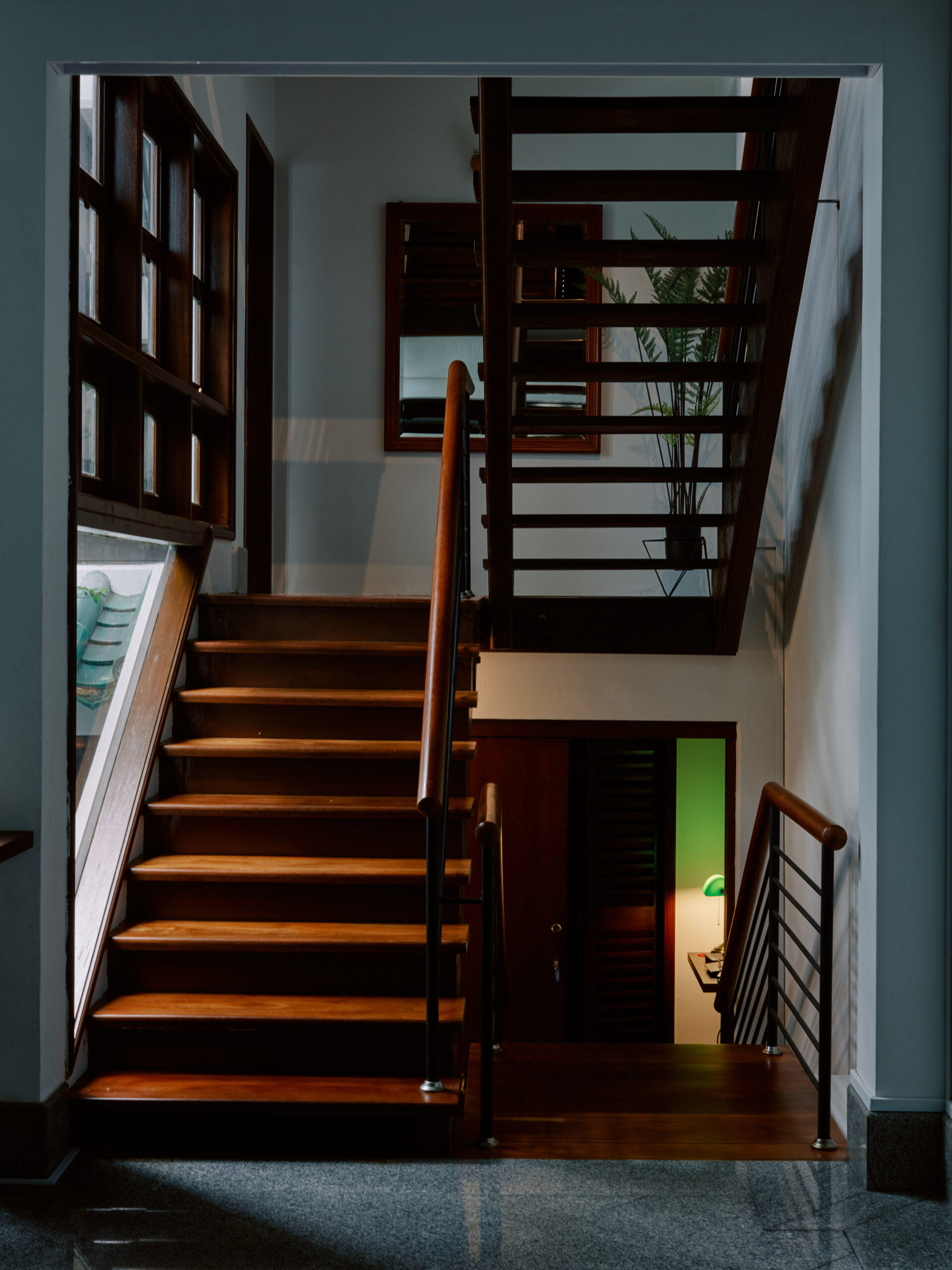 A shared lounge in a Figment co-living home in Singapore